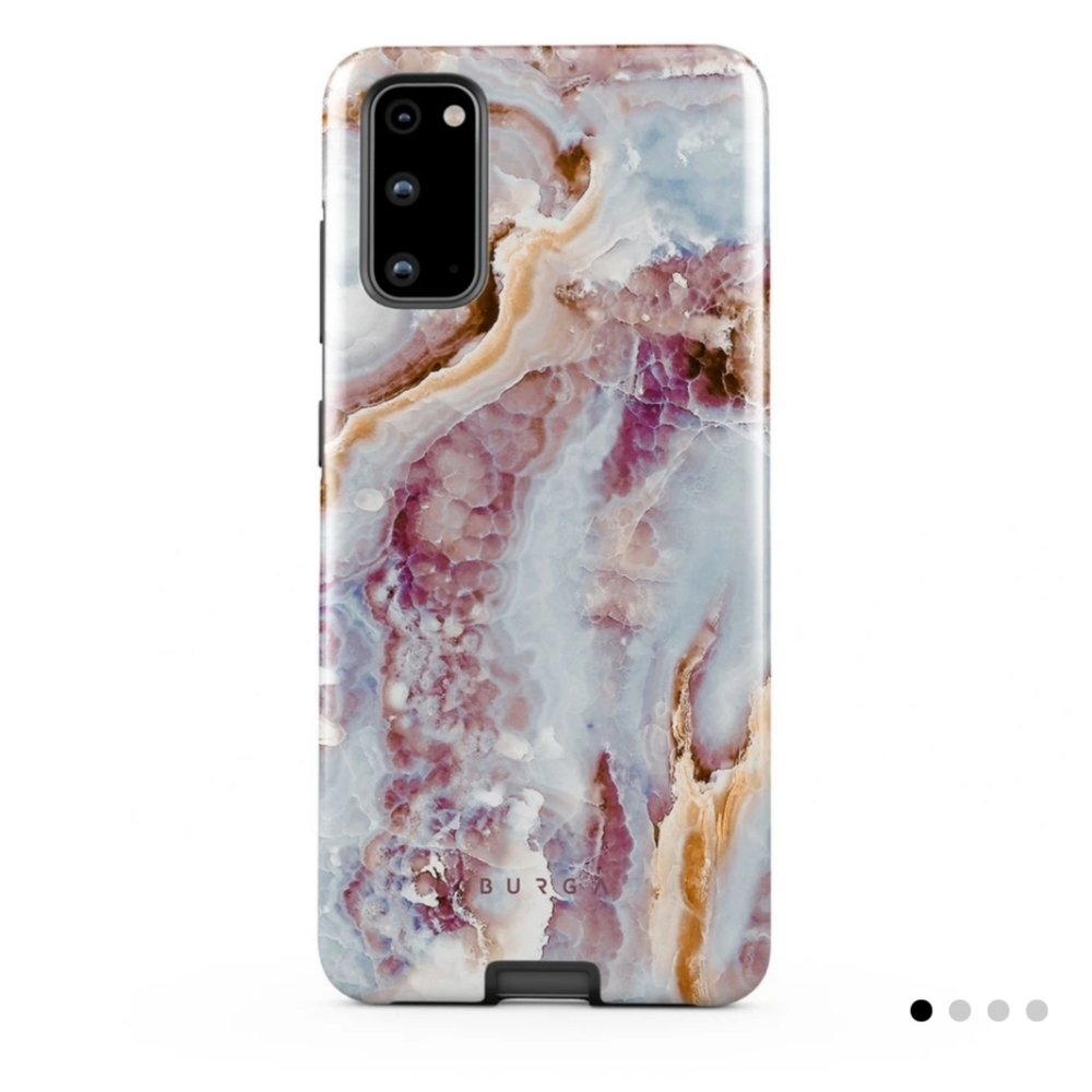 New BURGA Galaxy S20 Tough Case - Frozen Leaves